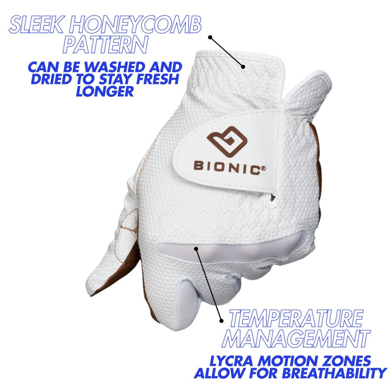 Bionic Women's RelaxGrip 2.0 Golf Glove (X-Large  Left) - Image 3